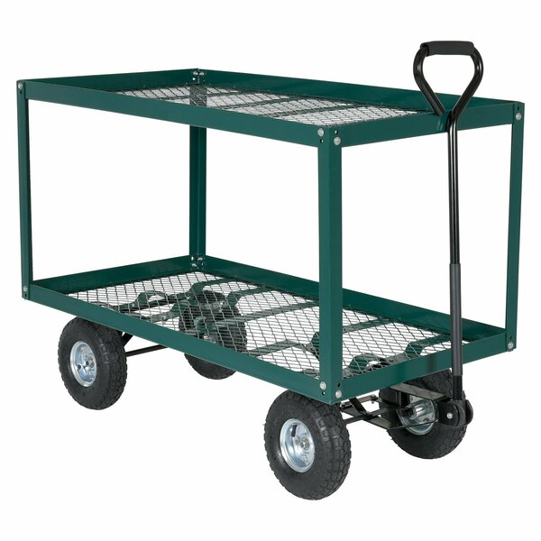 Vestil Landscape Cart, Two Shelf, 300 lb., 48 x 24 LSC-2448-SC